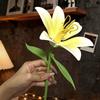 Lily Series Building Blocks, Very Suitable As Valentine's Day Gifts and Desktop Decorations,