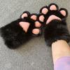 Cartoon Cosplay Costume Gloves Furry Cat Claw Mittens Kawaii Cosplay Props  Party