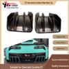 Fits 2014-2019 Chevrolet Corvette C7: Two-Piece Carbon Fiber Rear Lip and Diffuser
