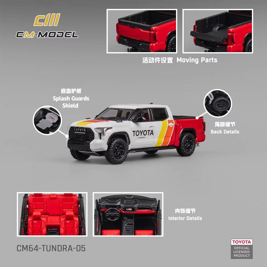 Neues Vor-Cm-Modell 1:64 Toyota Tundra Baja Legierung Miniatur Diecast Modell Toyota Tundra Pickup Rennwagen Spielzeug Kinder Schmuckstück Geschenk