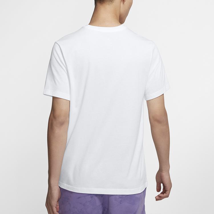 Jordan Jumpman Logo Print Short Sleeve T-Shirt Men Tops White BQ6741-101