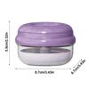 Clear Case Portable Denture Case Elastic Lifting Denture Soak Cup  for Clear Braces