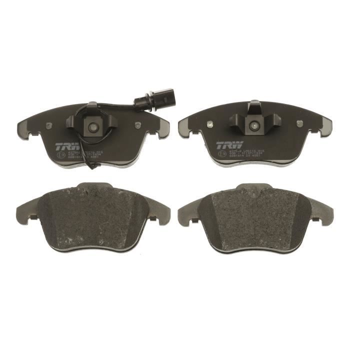 Trw jeu de 4 plaquettes de frein + tu gdb1814
