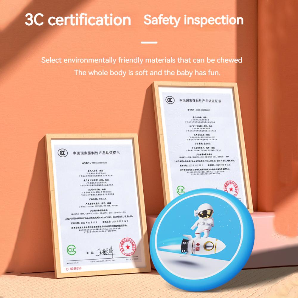 20cm Soft Security Swivel Flying Disc Professional Throwing Disc Children Sports Game Parent-child Movement Outdoor Camping