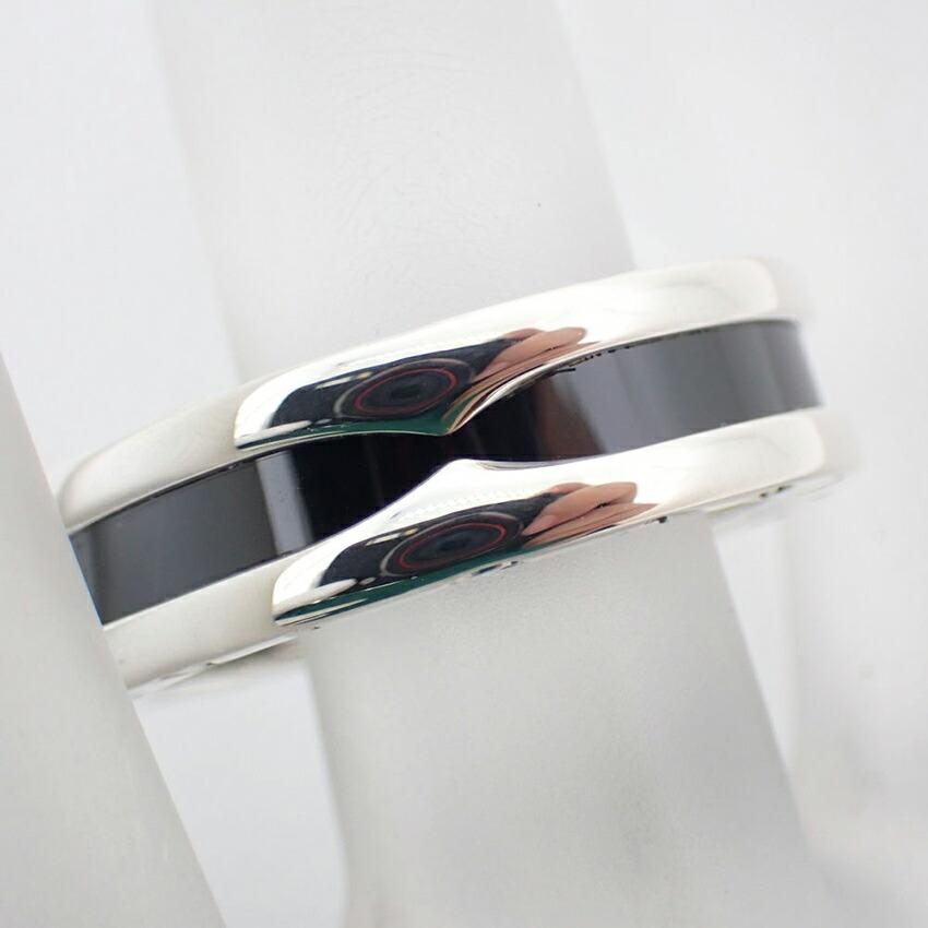 [Pre-owned] BVLGARI 925 Ceramic Save the Children Ring / Size 21 / J51-3