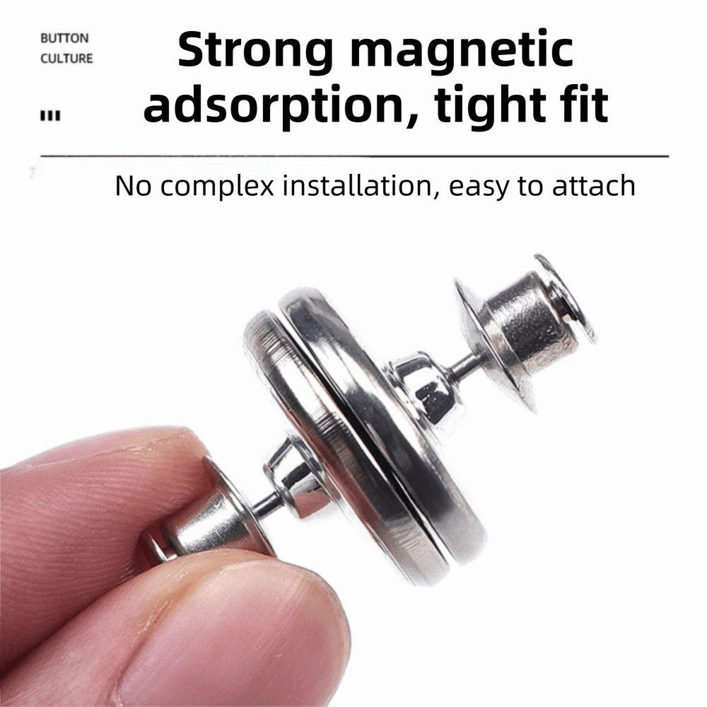 10Pairs Detachable Magnetic Button Clips Strong Magnetic Magnetic Buckle Tie-backs  Window Screen