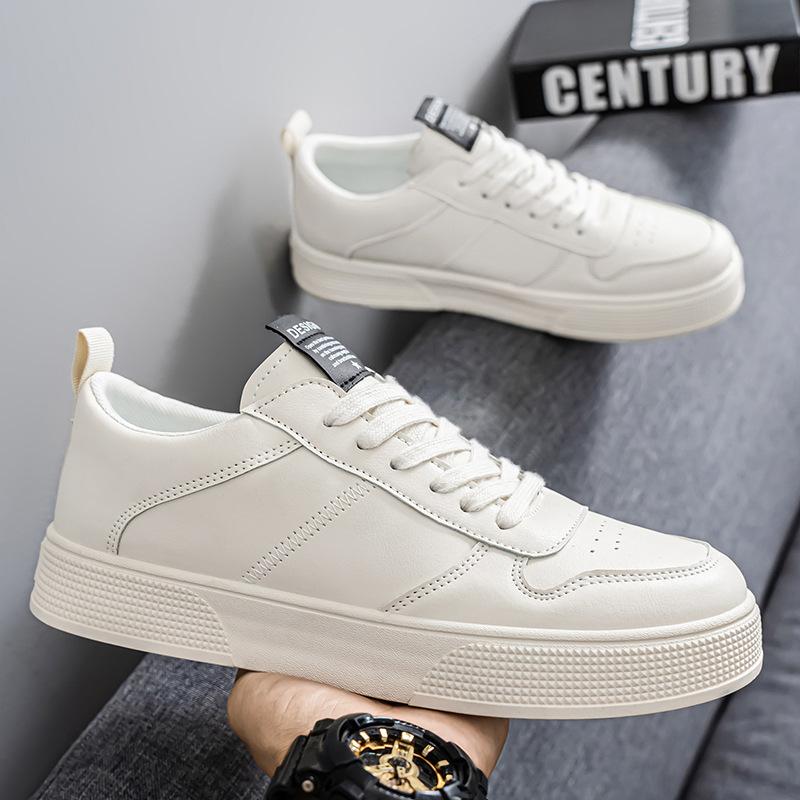Men's shoes 2025 autumn new breathable casual leather shoes Korean version trendy versatile shoes men's sports trendy shoes