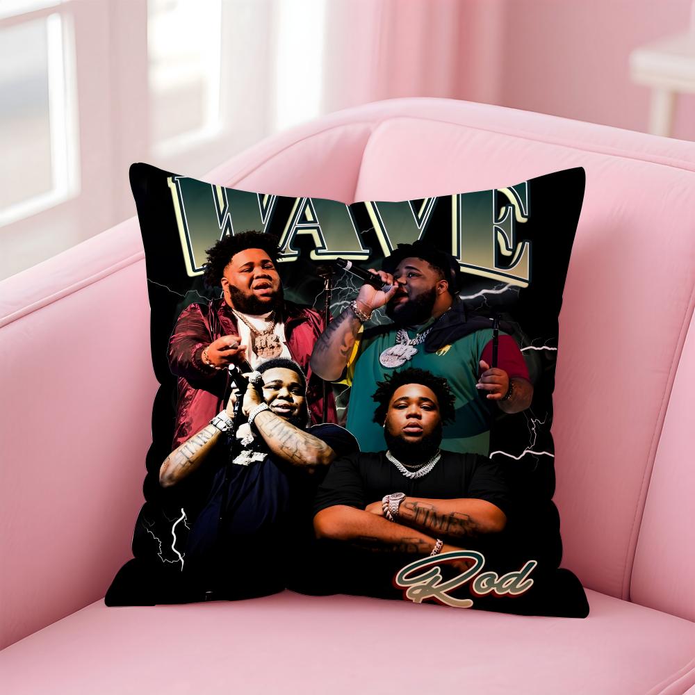 RAP Rod W-Wave Cushion Cover Comfortable Reversible Pillow Cover Ideal for Car Sofa Bedroom & Beyond