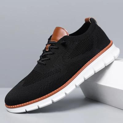 Herren-Sneakers Mesh Herren Vulkanisierte Schuhe Atmungsaktives Strick Casual Sommer Loafers 2024 Neu Übergröße Outdoor-Sneakers Zapatillas