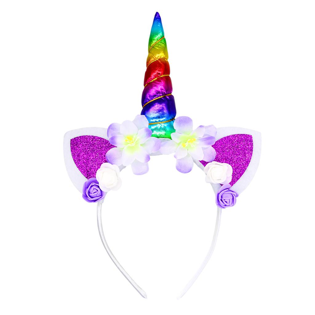 Unicorn princess accessories set, linking crown necklaces, headbands, girls' princess dress accessories, cross-border foreign trade