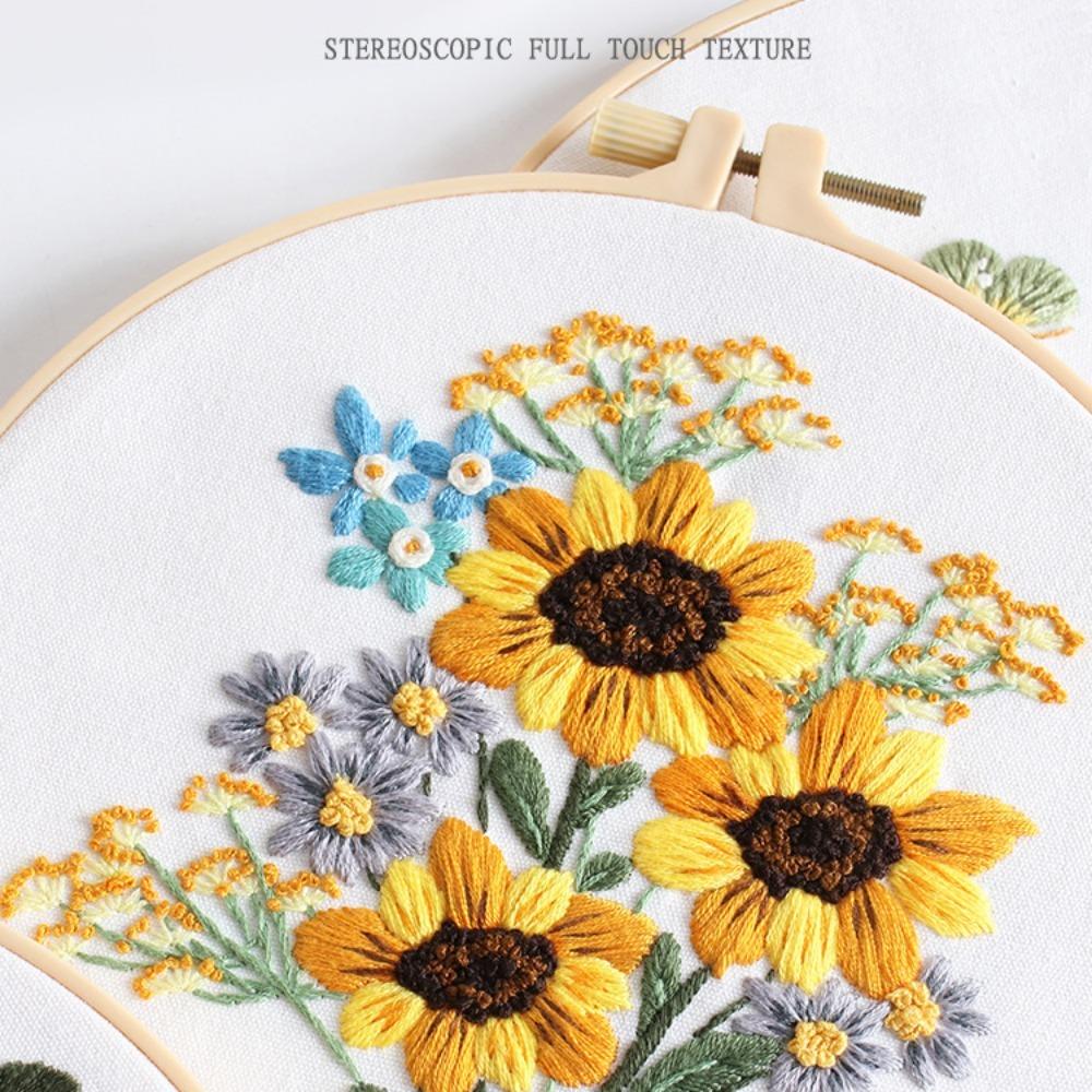 Starter Kit Embroidery Starters Kit Cotton Linen Cloth Cloth Embroidery Cross Stitch Kits  Adults