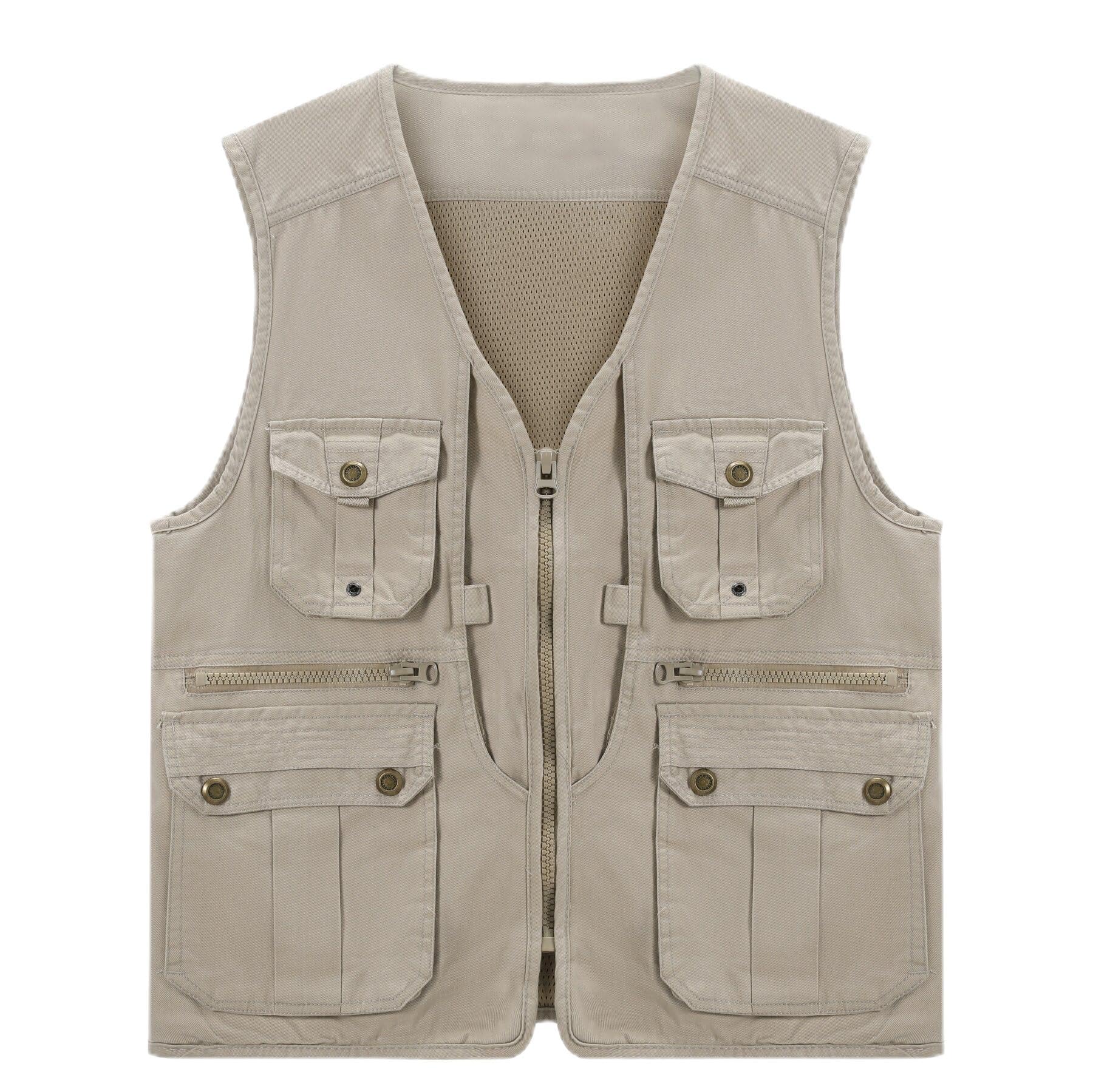 

фотограф на открытом воздухе рыбалка хлопок ткань с несколькими подходящими для и все Многофункциональный жилет, куртка, жилет, жилет, карманы, путешествия, работа,