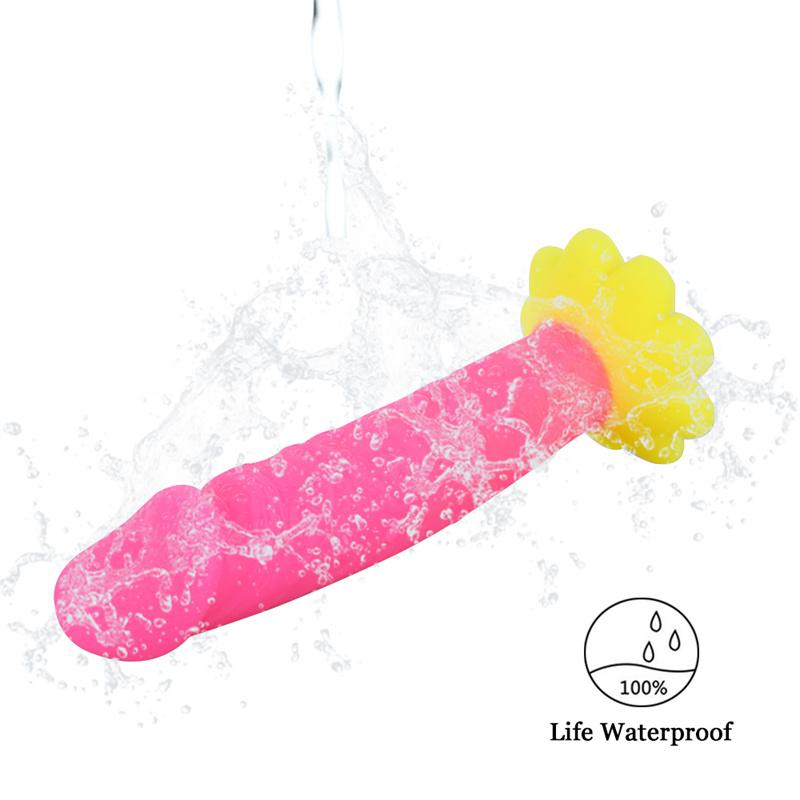 Small Obscene Stick Female New Unique Chrysanthemum Chassis Double Layer Silicone Small Penis Simulation Mini Penis