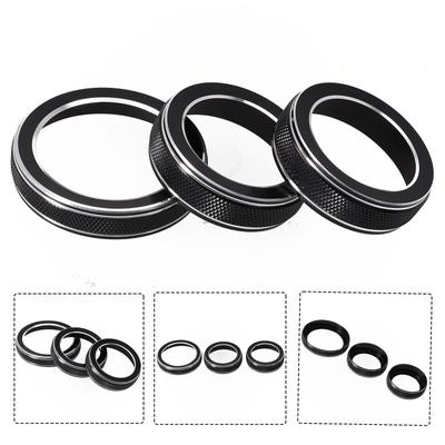 Knopf Ring Abdeckung AC Radio Schalter Trim Für Jeep Grand