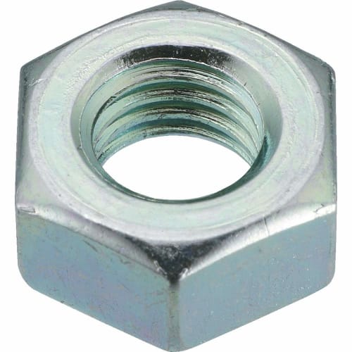 TRUSCO Hex Nuts, Trivalent White, W3/8 x 16 Threads, Pack of 30, B724-0318