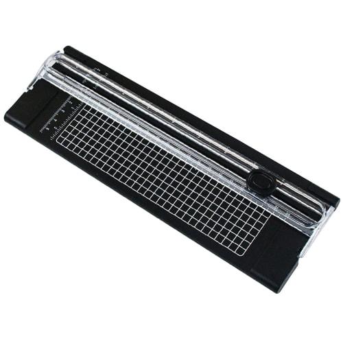 A4 Size Paper Cutter, Lightweight Mini Cutter, Slide Cutter, Card Cutter with Ruler, Multi-Purpose Cushion Paper Cutter, Cardboard Cover Paper Cutter,