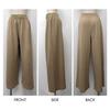 Aqua Garage Embossed Relaxed Easy Plus LL Pants, Pants, Gauchos, Skorts, Gathered, Casual, Elegant, Sizes, One-Mile Wear, Green,