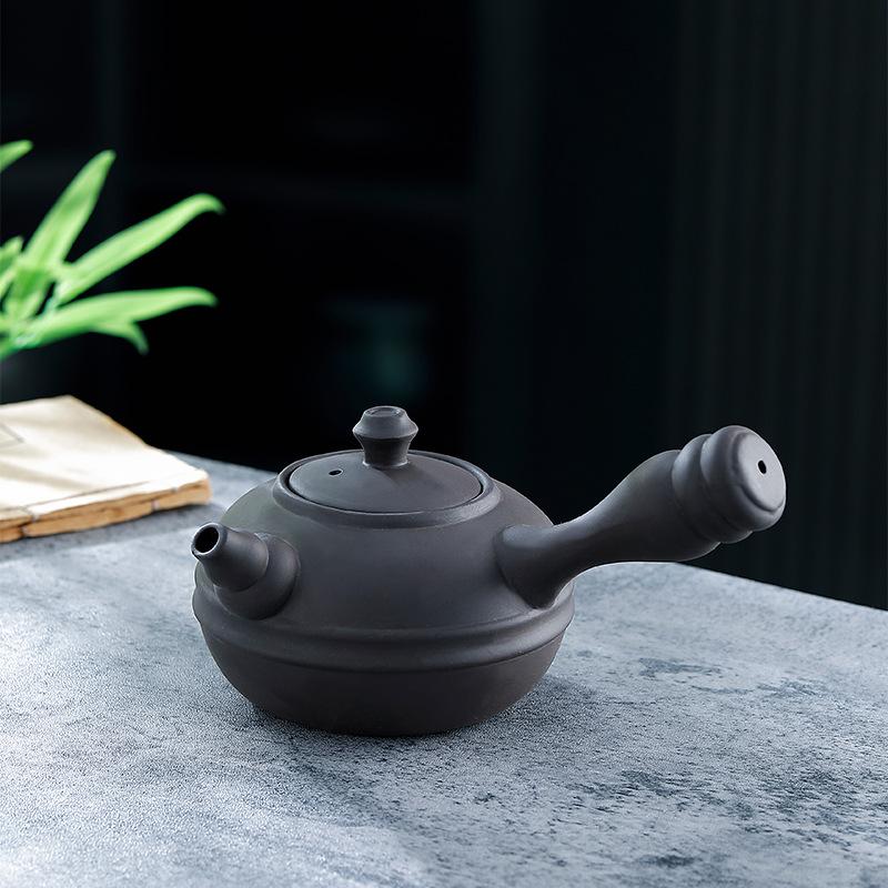1pc Furnace Tea Teapot Household Indoor Large-capacity Carbon Roasting Pot Electric Ceramic Stove Ceramic Teapot Outdoor Kettle
