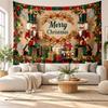 Christmas Printed Tapestry Wall Hanging For Bedroom Living Room Wall Decor Holiday Gift