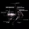 Daiwa CROSSFIRE LT Spinning Reel - Lightweight Long Cast Metal Spool Fishing Reel, Available in 26 Models.