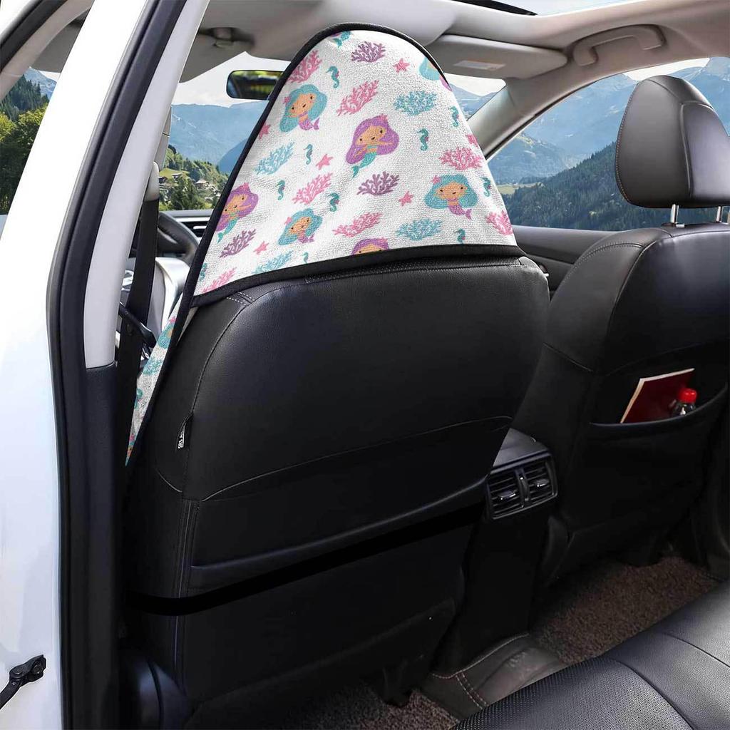 Universal Car Seat Towel Cover - All-Season Protector for Gym & Workout, Fits Front Seats