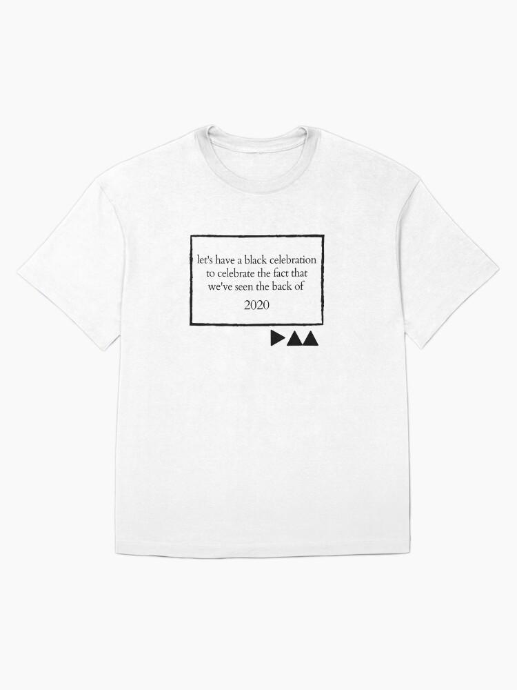 T-shirt Oversize Depeche Mode Black Celebration 2020