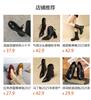 Retro light luxury thick-soled lazy muffin shoes women's leather round head pedal single shoes 2025 spring and autumn new casual high-heeled l