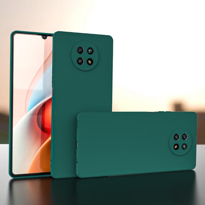 Phone Case for Xiaomi Redmi Note 9 5G, Xiaomi Redmi Note 9 5G Protective Cover, Full Lens Protection Upgraded Frosted Anti-Drop Silicone Soft Case
