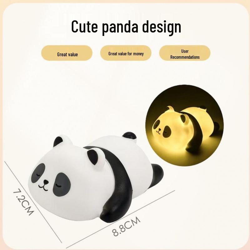 

Panda Night Light: Sleep Aid & Eye Protection for Kids Rooms, Perfect Birthday Gift for Girls No Specific Size