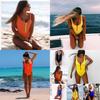 Elegant Women's One-piece Swimsuit Swimwear Zipper Monokini Bathing Suit Padded Bikini For Stylish Beach Days