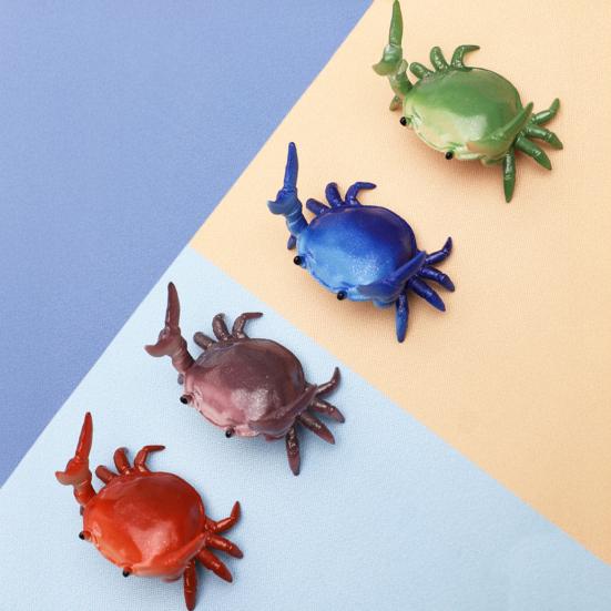 Weightlifting Crab Pen Holder Creative Desktop Organizer Decorative Desk Accessory for School Office Home Desk