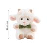 23Cm Cute Baby Sheep Plush Toys Soft Fluffy Cartoon Bow Tie Little Doll Gentle Beautiful Kids Companion Nice Gift