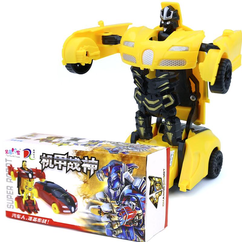 Children'S Educational Cartoon Mini Deformation Toy Car Deformation Autobot Boy Toy