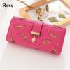 Women Purse Fashion Wallet Long Card Holder Clutch Leather Pu Wallets Crown