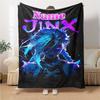Custom Name Sniper Skull Artwork blanket for Couch & Bed, Plush Cozy Fuzzy Blanket Super Soft & Warm Blankets for Fall and Winter. 0908192