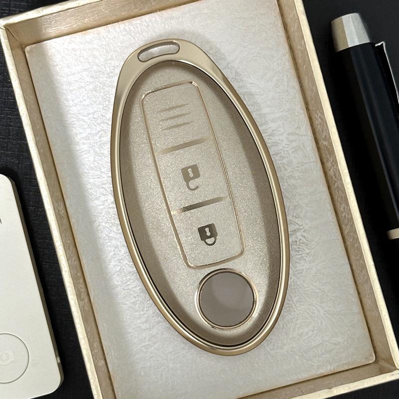 Aluminum Alloy Car Key Cover for Nissan Qashqai, X-Trail, Murano, Teana.