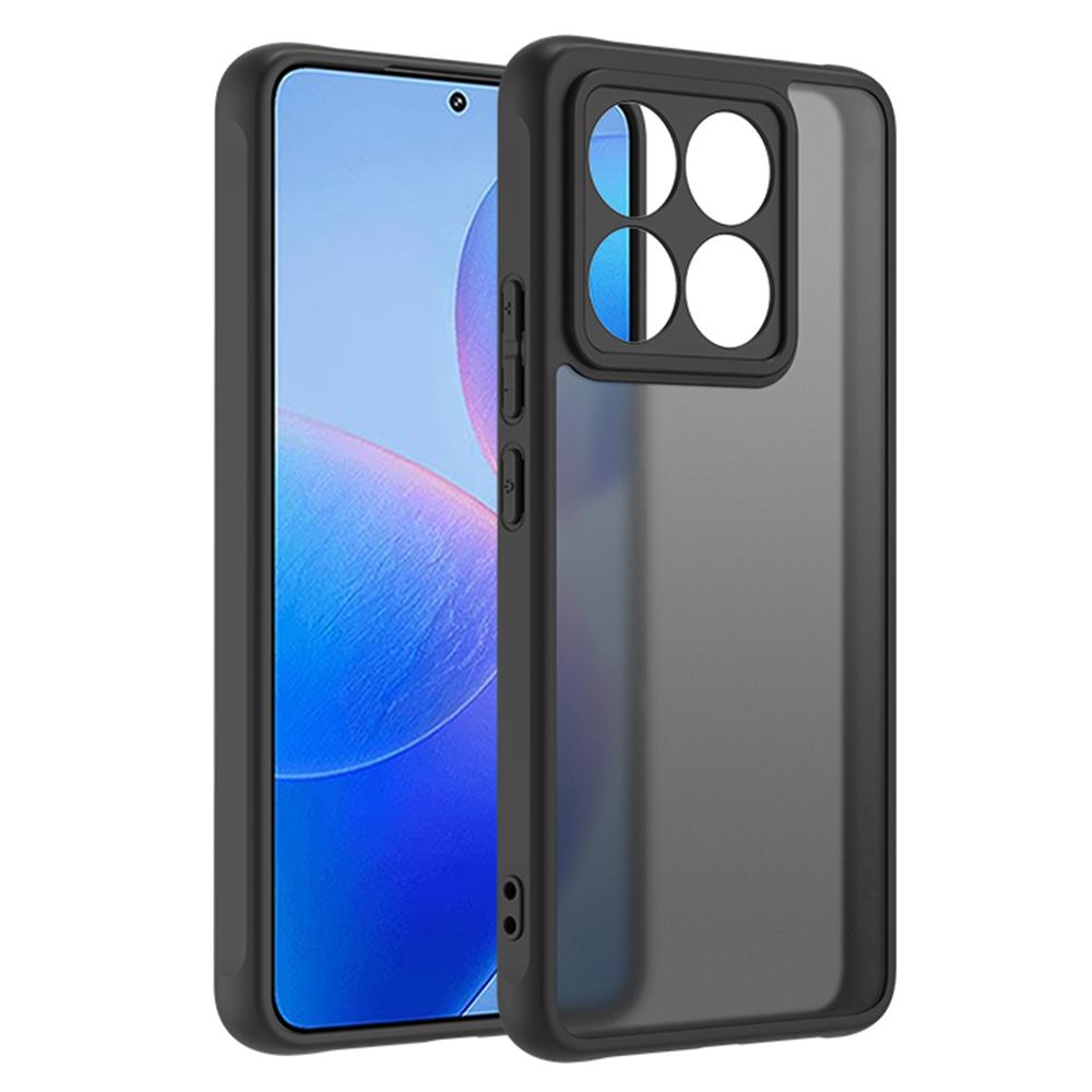 

For Xiaomi 14T Case Skin Touch Matte PC+TPU Shockproof Phone Back Cover A