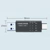 USB C to USB 3.2 Type A Interfaces Tester Detectors with LED Display for Fast Charging and Data Transfer Up to 10Gbps