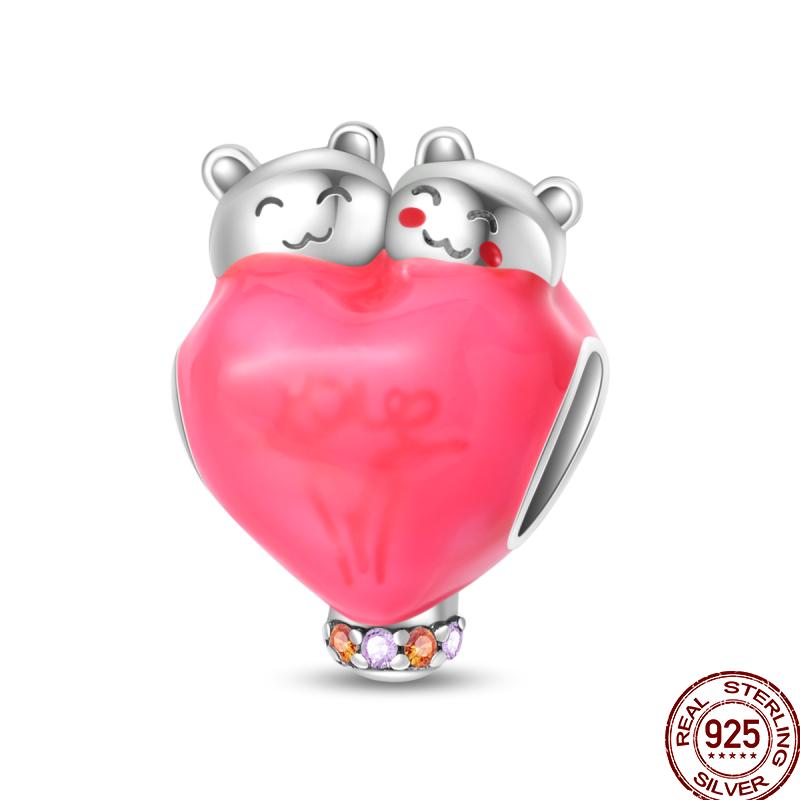 Copper Spring Luminous Insect Butterfly Series Flower Element Gift Beads Suitable For Pan Original Bracelet