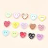 Colorful Small Heart Buttons | Cute Cartoon Baby Sweater & Doll Cardigan Accessories