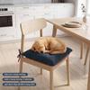 Square Tufted Chair Cushion Polyester Seat Pad Dining Chair Mat Comfort Backrest Pillow Home Office Computer Chair Accessories