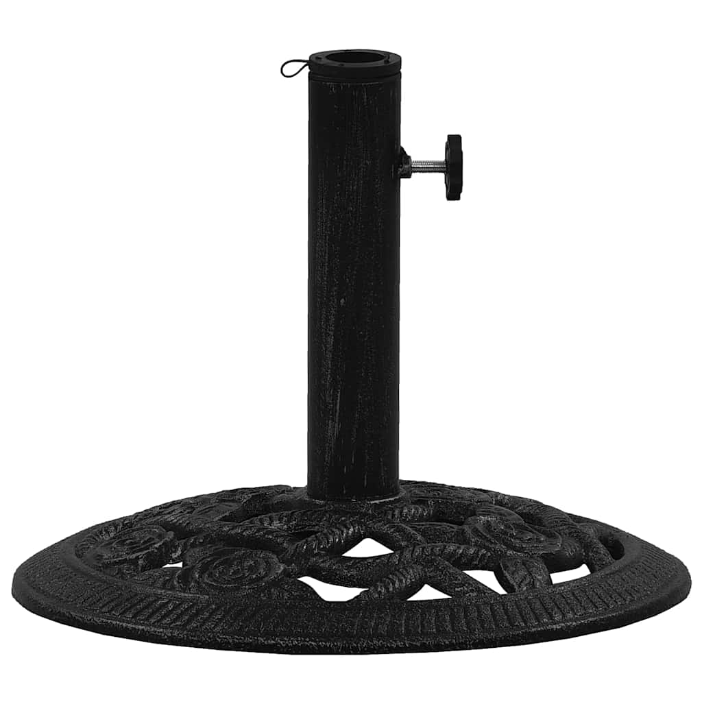 Vidaxl Podstawa Pod Parasol, Czarna, 40X40X32 Cm, Żeliwo