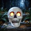 Totenkopf-Licht Halloween-Dekoration Batteriebetrieben Realistische Blumen-Gartenpflanzen-Lampe Innen-Außenbereich Batterie Nicht Enthalten