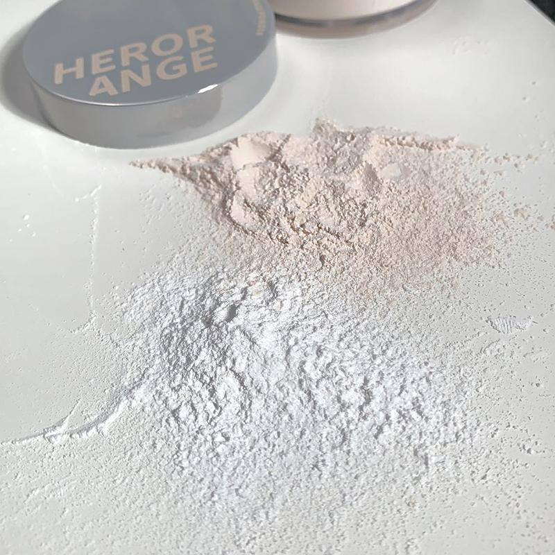 Herorange Light Air Loose Powder Transparent White Long Lasting Matte Finish Makeup Oil Control Cover Flour Cosmetics 1pcs