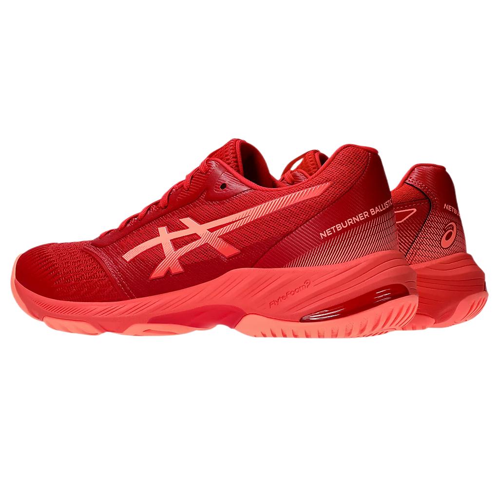 Asics Netburner Ballistic FF 3 Speed Red Herre Sneakers Sun-Coral 1051A073-600