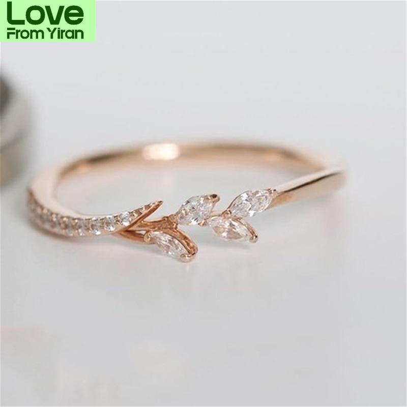 

Новое кольцо с узором «Цветы», розовое золото, серебро, цвет микрокубического циркония, хвостовое кольцо, модные женские аксессуары, ювелирные изделия, подарок 12