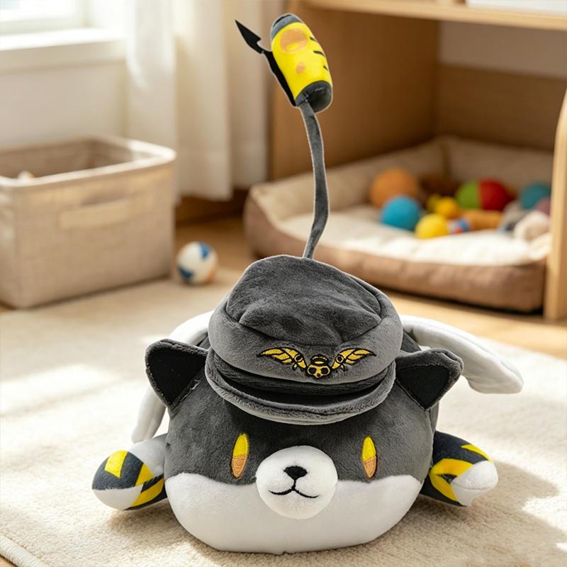 Multi-Style Cartoon Character Stuffed Plush Dolls Soft Fluffy Masked Figure Plush Toy Collectible Decor Plush Pillow Gift For