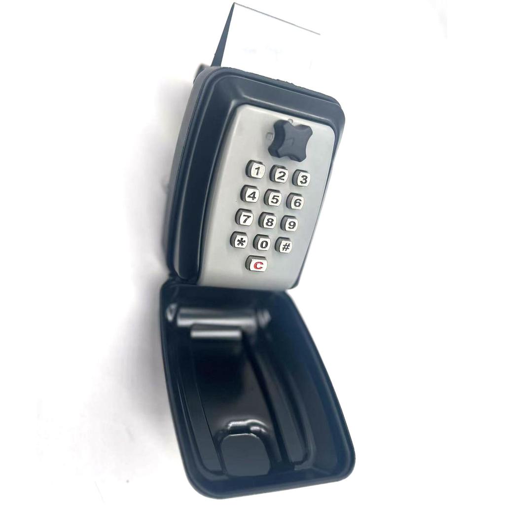 Supporto per Finestrino Auto da Viaggio Scatola Chiusura Chiavi Codice Combinazione Appendi su Vetro Auto Lucchetti Esterni