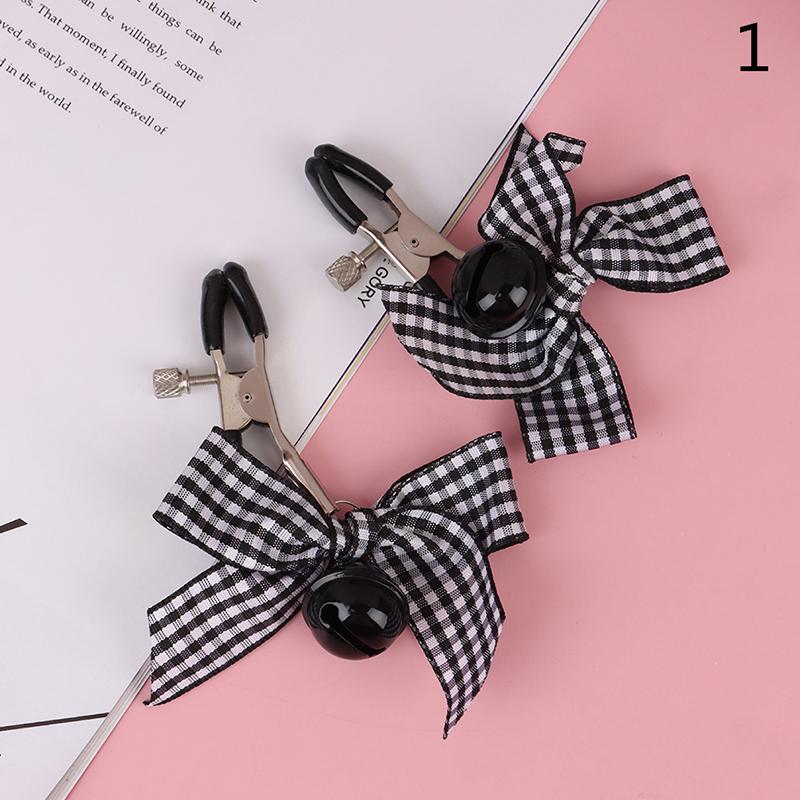 Adjustable Nipple Clamp Breast Small Bell Adult Fetish Flirting Teasing Sex Toys