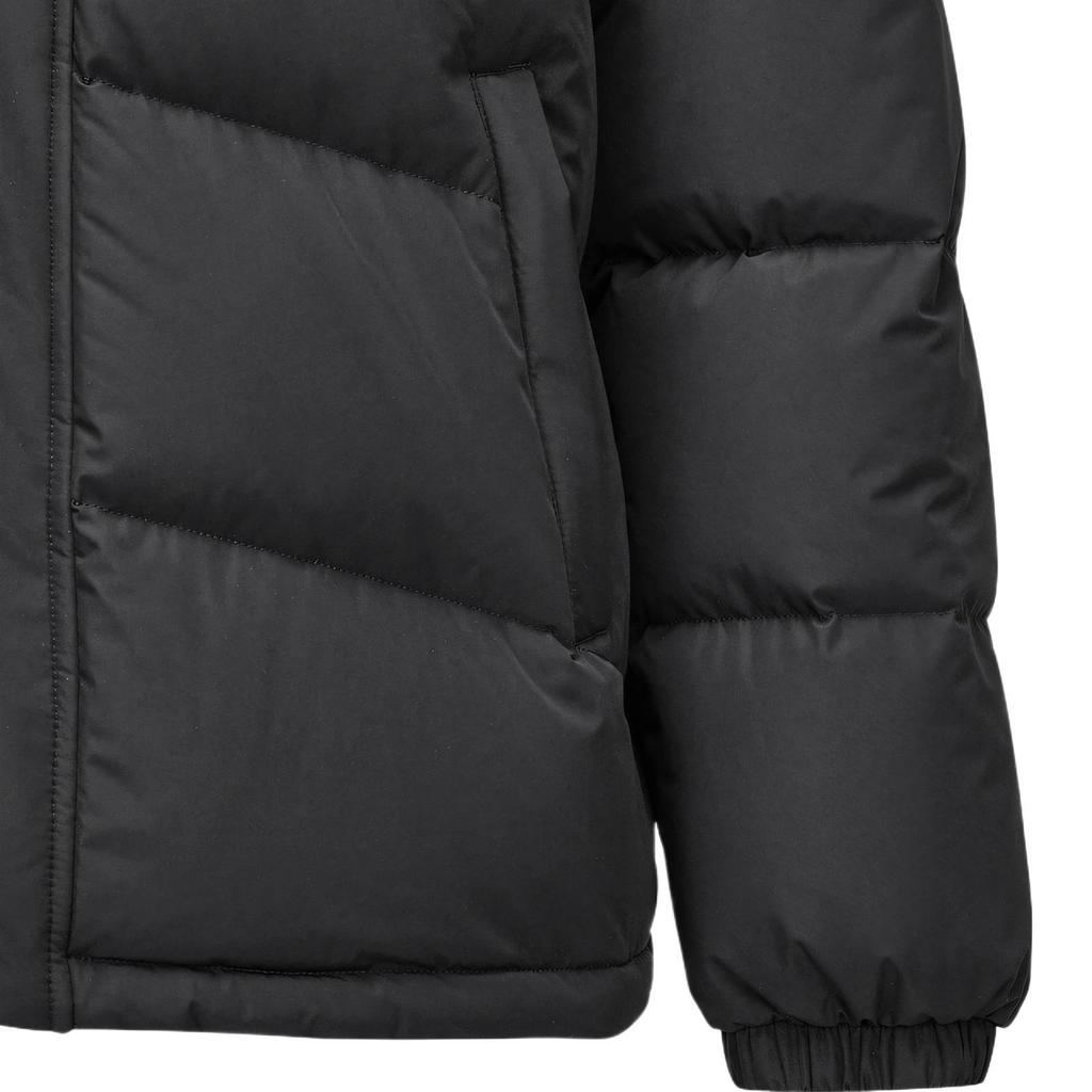 Skechers Outdoor Series Trendy Versatile Comfortable Soft Color Block Hooded Down Jacket Men Outerwear Carbon-Black L424M183-0018